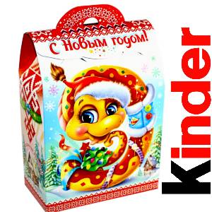 Сладкий новогодний подарок в жестяной упаковке весом 430 грамм по цене 1657 руб
